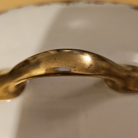 Vintage Michelaud Limoges Made in France 13 inch lidded serving dish - Picture 9 of 13